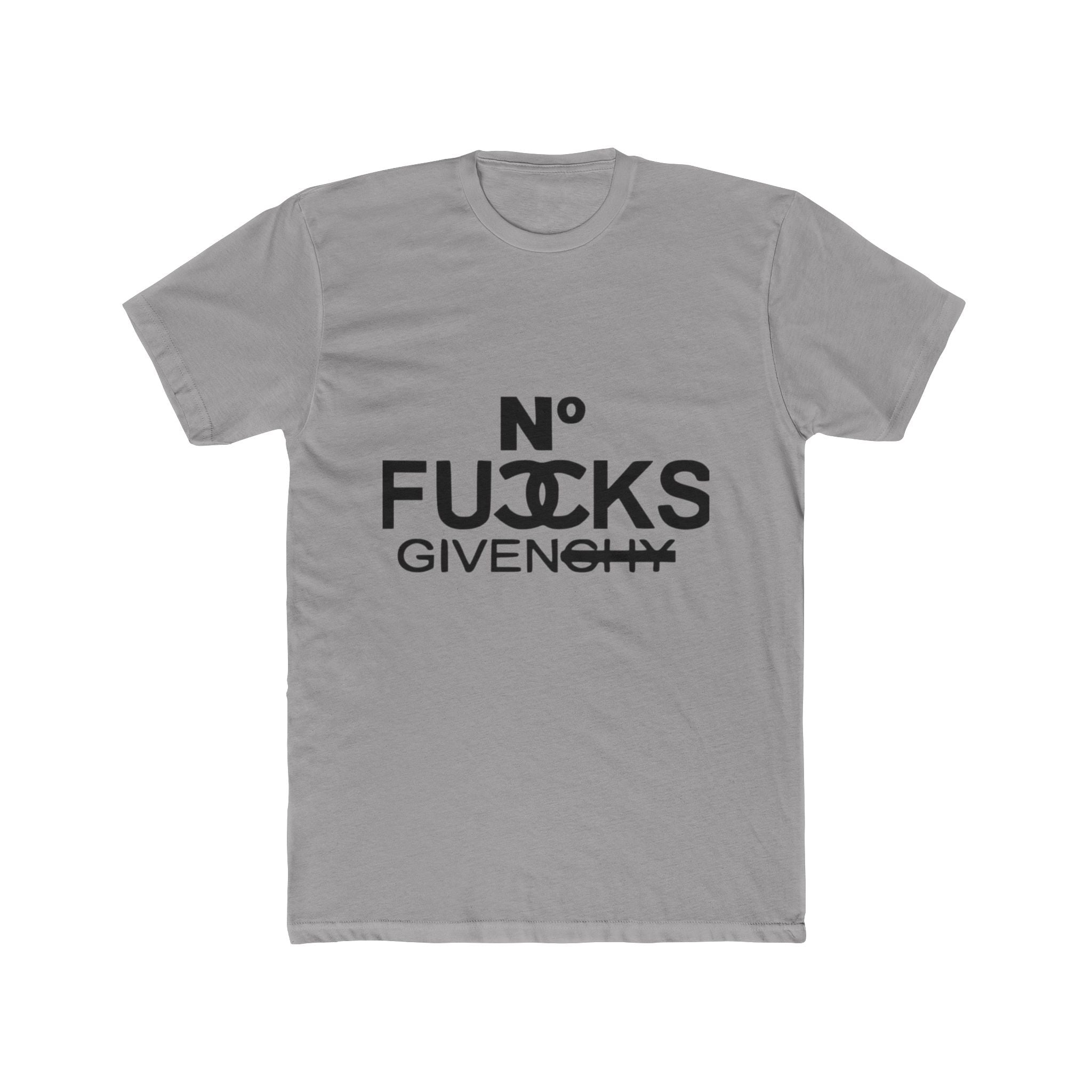 No Fucks Given Tee — Bold Graphic Cotton Crew Shirt