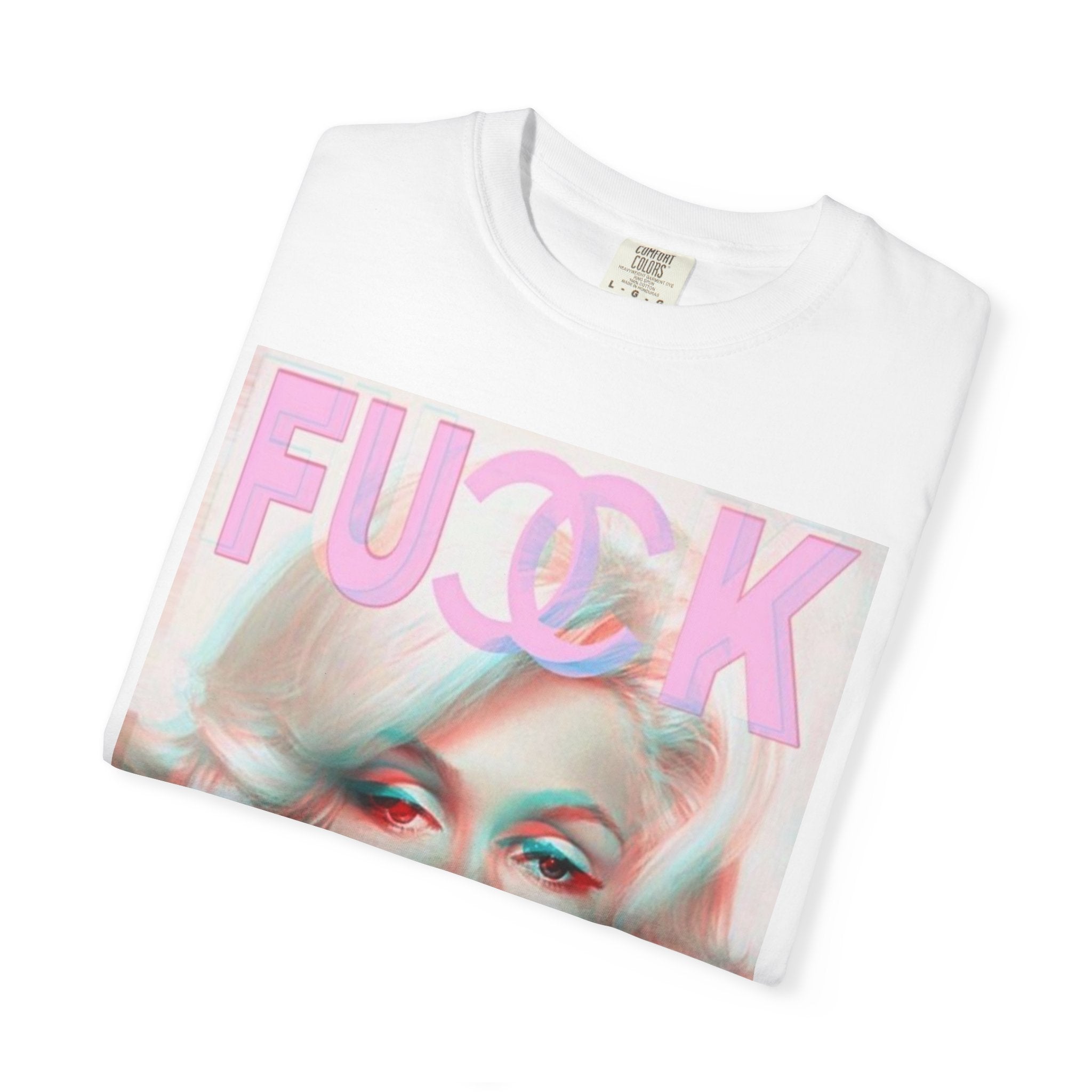 F**K OFF MARYLIN MONROE T-shirt | Retro Glam Bubblegum Graphic