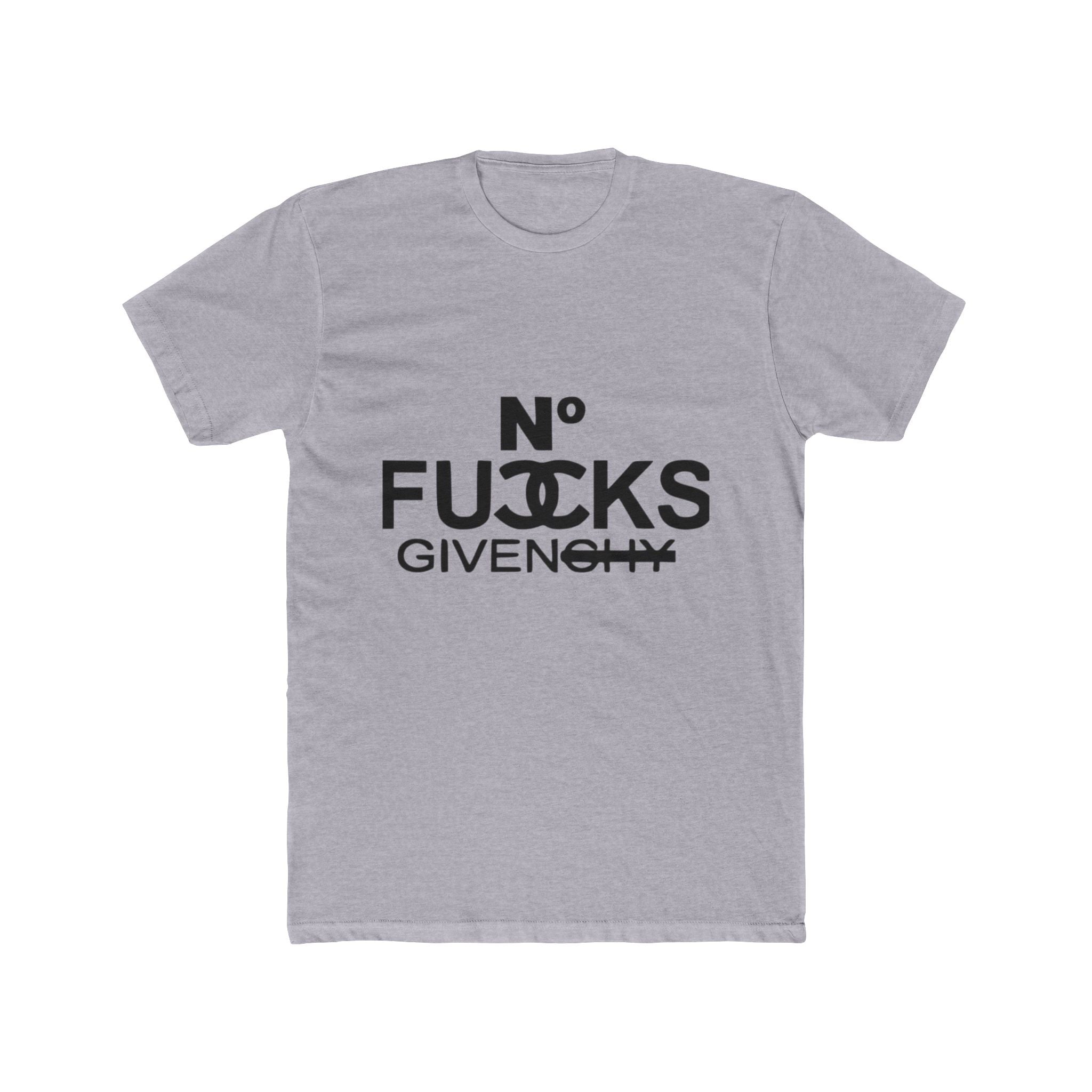No Fucks Given Tee — Bold Graphic Cotton Crew Shirt