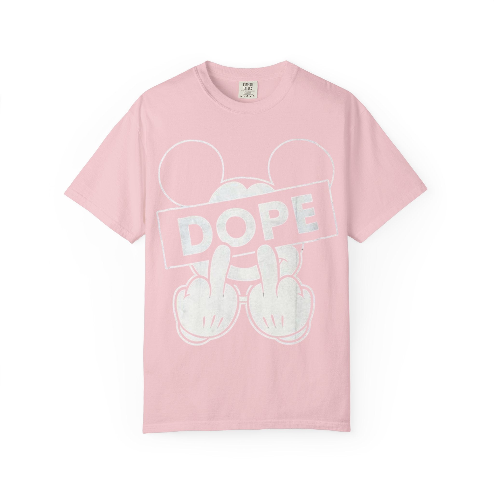 Mickey Middle Finger Graphic T-Shirt — Dope Retro Streetwear Tee